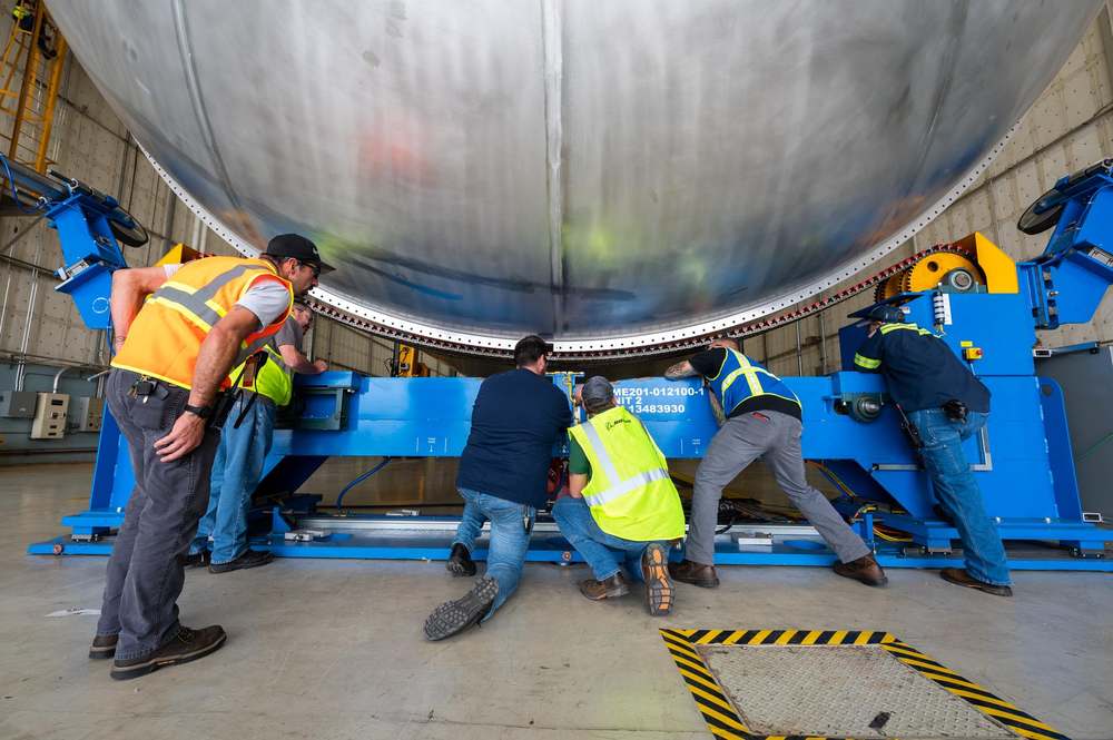 Weld Test Completed for Artemis III Rocket Core Stage Tank