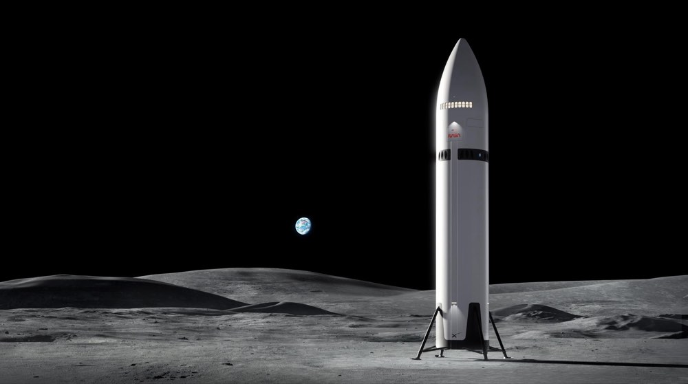Artist’s Concepts Depict SpaceX’s Starship HLS on the Moon for NASA Artemis