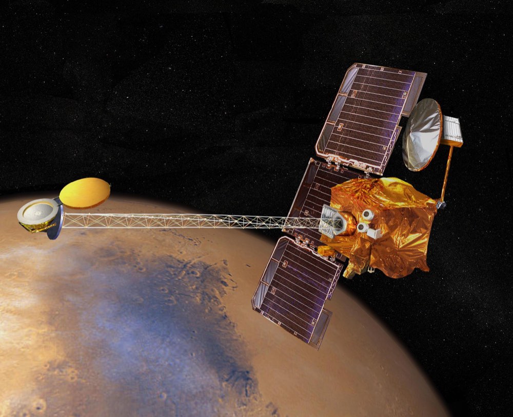 Artist Concept of Mars Odyssey